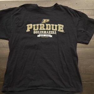 Purdue Boilermaker Basketball Black XL T-shirt Pre-owned Good condition